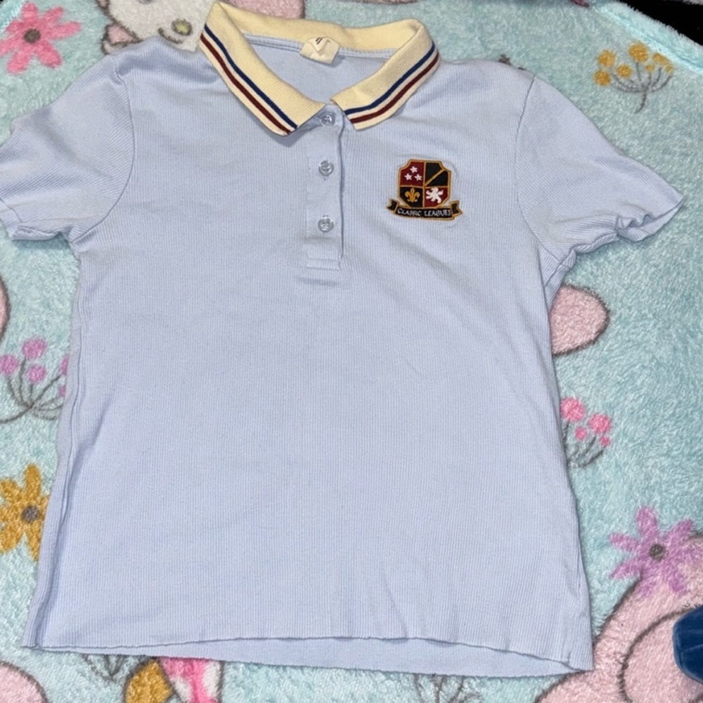 Urban Outfitters Polo Crop Top